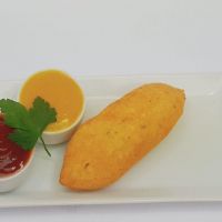 Aipim c/ carne moída