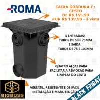 CAIXA GORDURA C/ CESTO - ROMA