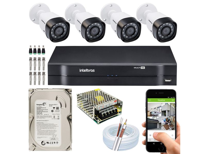 Kit com 2 câmeras