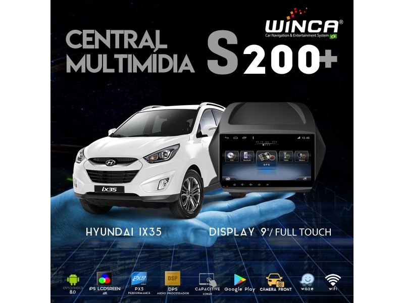 Central Multimídia Winca S200+ Hyundai IX35