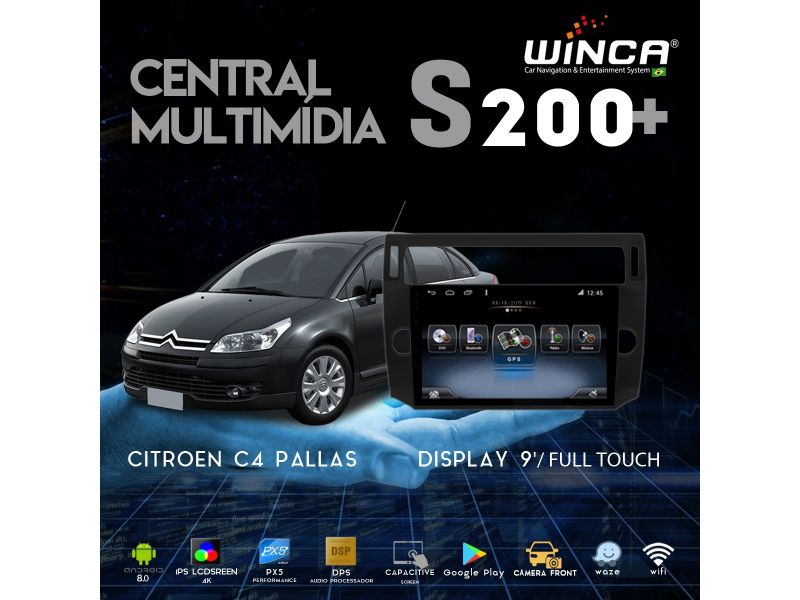 Central Multimidia - Citroen C4 Pallas