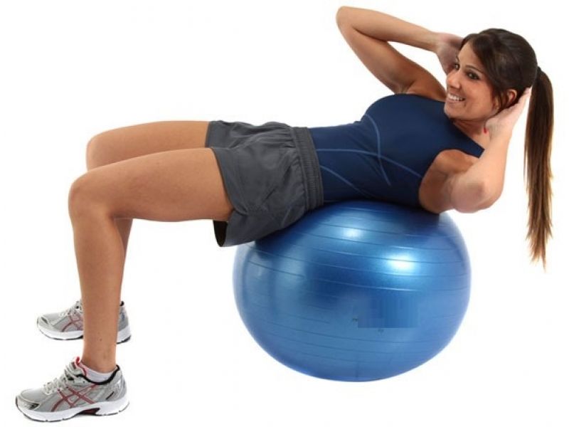 Bola Suiça Gym Ball para Execícios Pilates Yoga Fitness