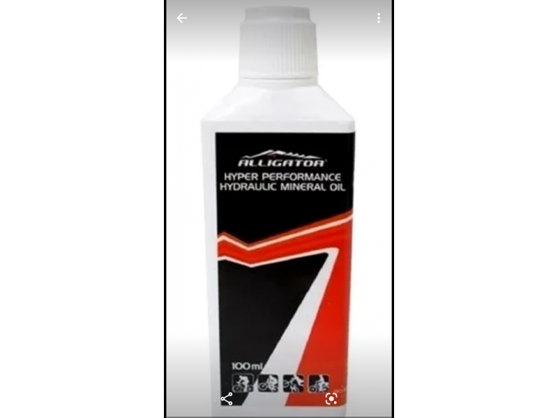 Óleo Dot 4 De Freio A Disco Hidráulico Bike Alligator 100ml