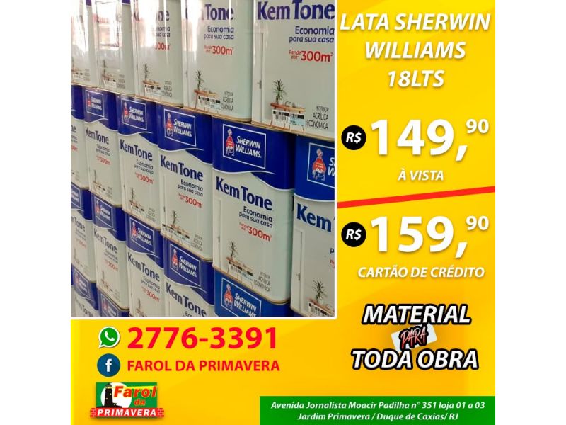 LATA KEMTONE SHERWIN WILLIAMS 18LTS