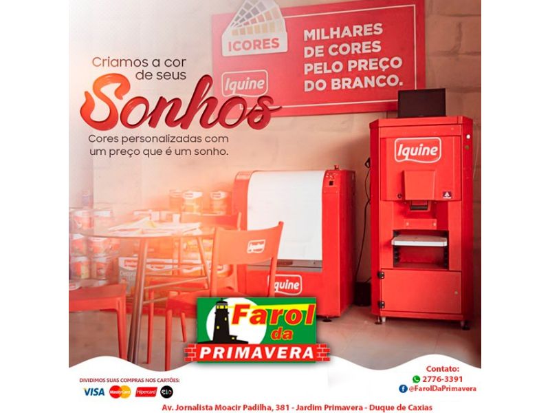 CRIAMOS A COR DE SEUS SONHOS!