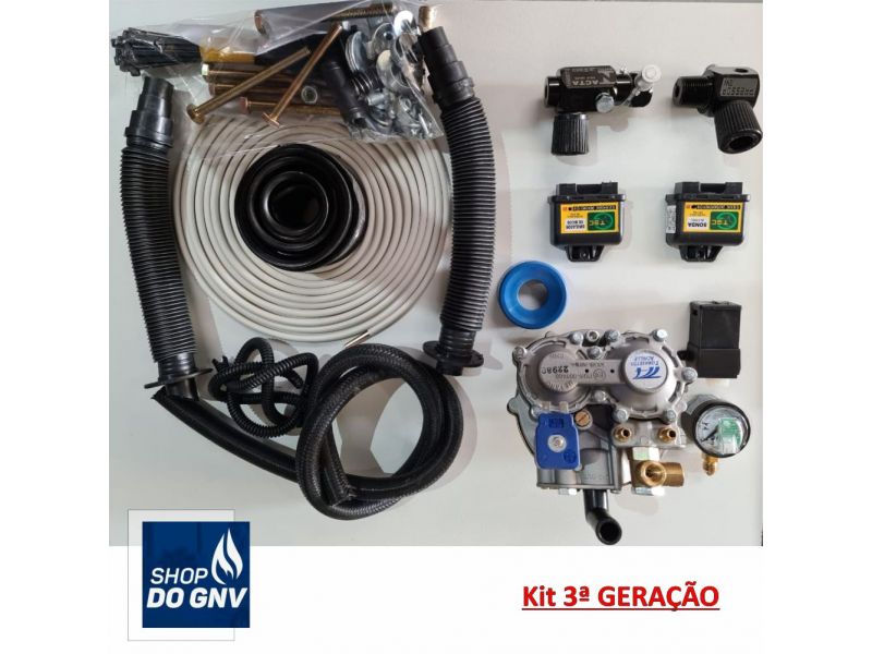 Kit 3ª geração completo instalado.